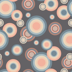 Pastel Colourfull circles Pattern