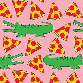 gators-and-pizza on pink