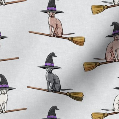 Witch Hats - halloween sphynx -  Sphynx Cats  - Grey - LAD19
