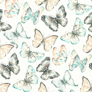 butterfly pattern large pattern spoonflower