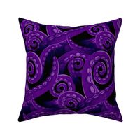 (large  scale) Octopus - dark purple - LAD19