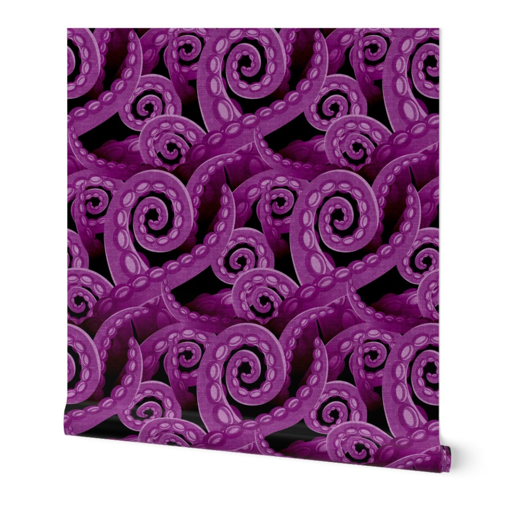 (small scale) Octopus -  purple - LAD19