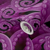 (small scale) Octopus -  purple - LAD19