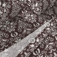 Damask Woodland bird brown 