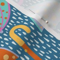Polka Dot Umbrellas - Large
