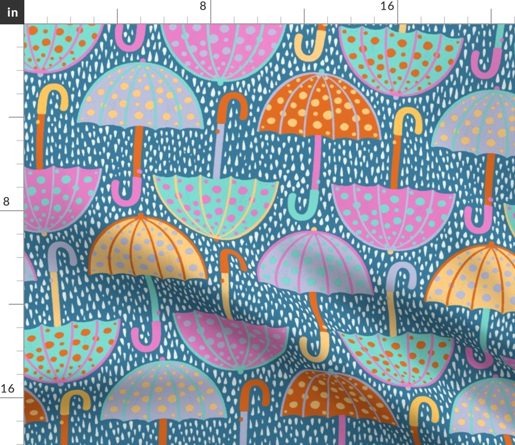 Polka Dot Umbrellas - Large
