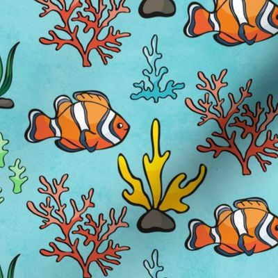 Tropical Coral And Fish