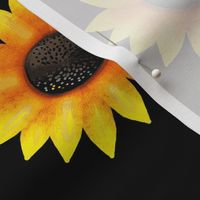 The Painterly Sunflower Black Med. 