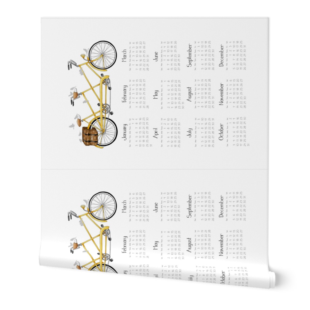 2021 Tandem Calendar - Yellow