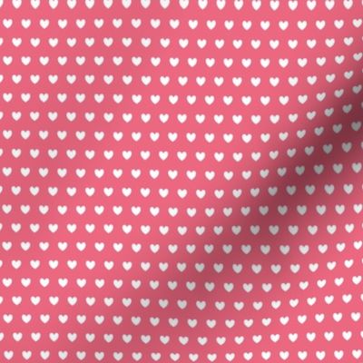 heart polka dots tiny pink