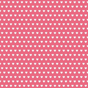 heart polka dots tiny pink