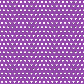 heart polka dots tiny purple