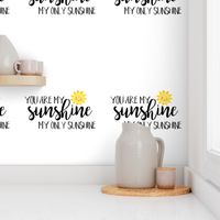 You are my sunshine - 27 inch (Minky)