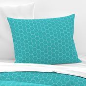 Turquoise Honeycomb