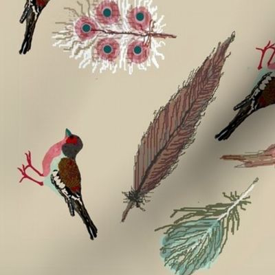 fancy feathers and birds