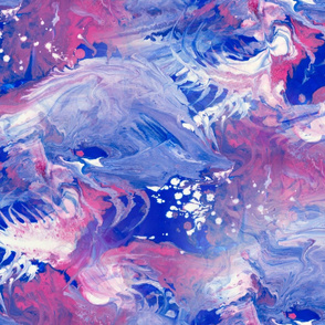 fluid painting flowing joy  III