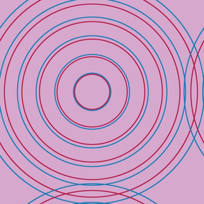 Pink and lilac circles