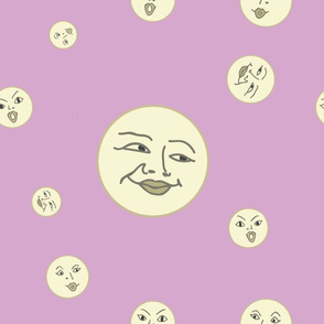 Smiling moon