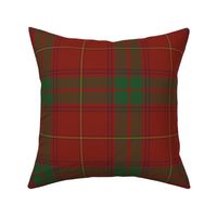 Rothesay red tartan variant, 8" with purple and gold stripes