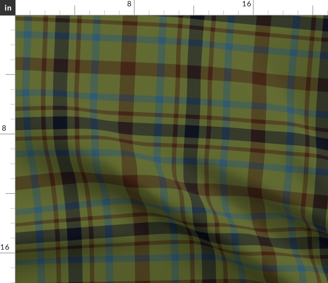 MacDonagh tartan  - 8" muted