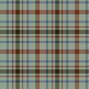 MacDonagh tartan - 8" Campbell Chief colors