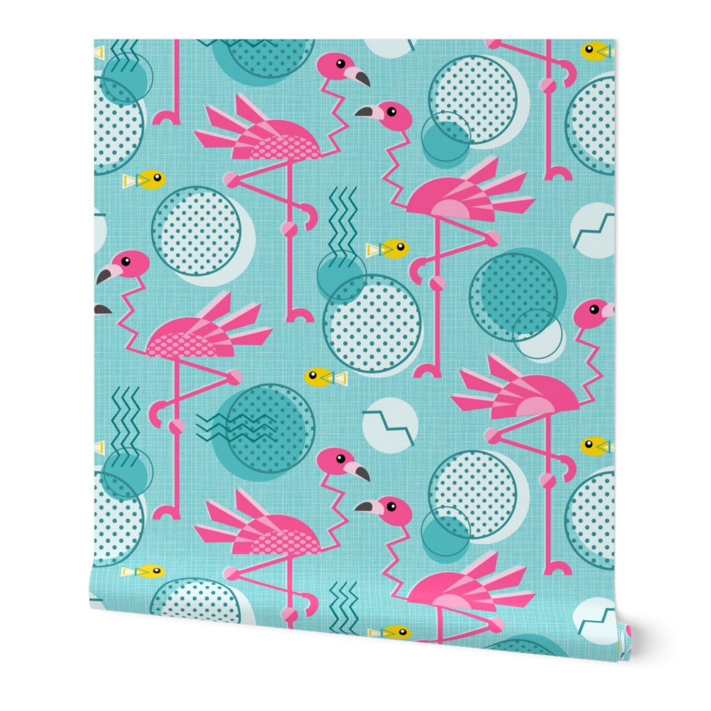 Retro Flamingo Summer