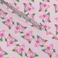 Frangipani Small Print-Pink