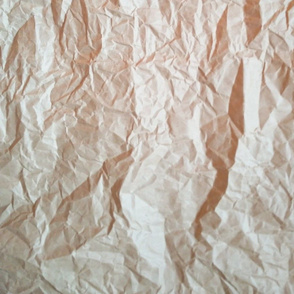 Wrinkled brown paper