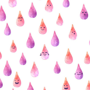 Laughing purple rain
