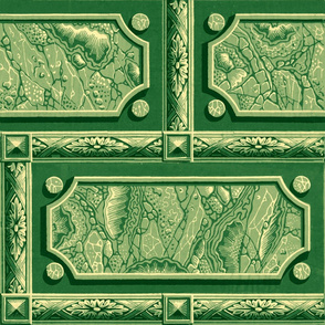 Neoclassical Marble Panels ~ Emerald  