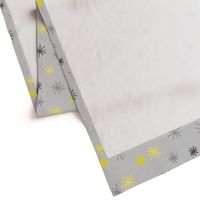 Grey & Yellow Stars