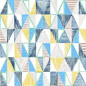 Abstract Nautical Flags v7 18"