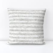 Striped Nautical Grey Burlap 18"