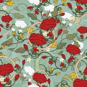 William Morris Rose Trellis 