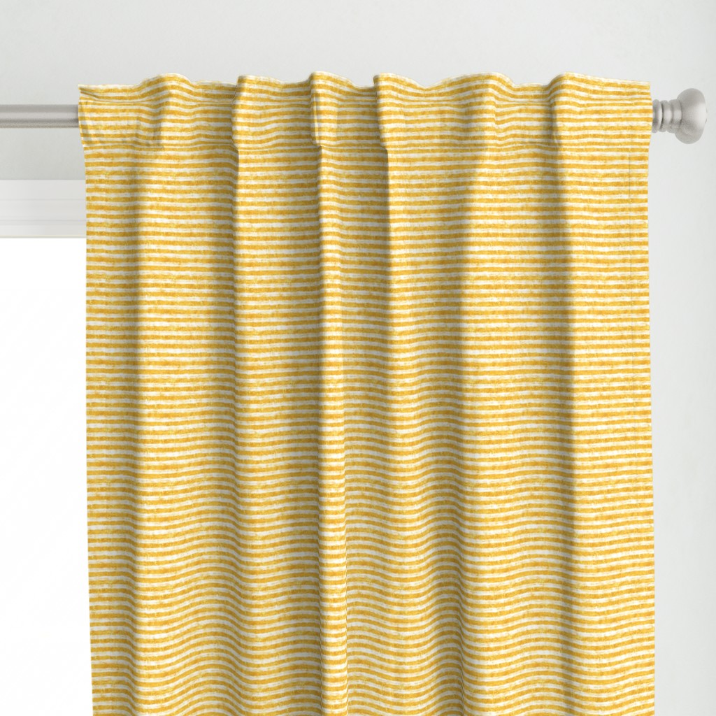 Striped Nautical Yellow Burlap 5"