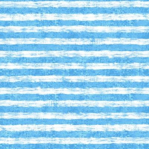 Striped Nautical Sky-blue Burlap 8"