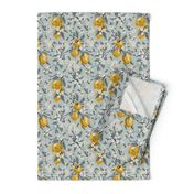 Bees & Lemons - Small - Blue