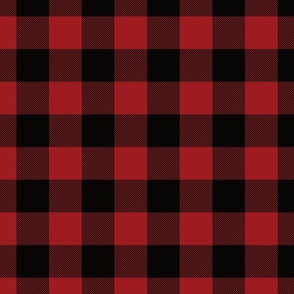 buffalo plaid - 2" scale - bright color