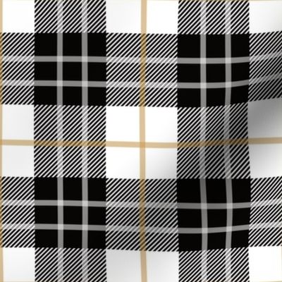 plaid gold - 2" scale 
