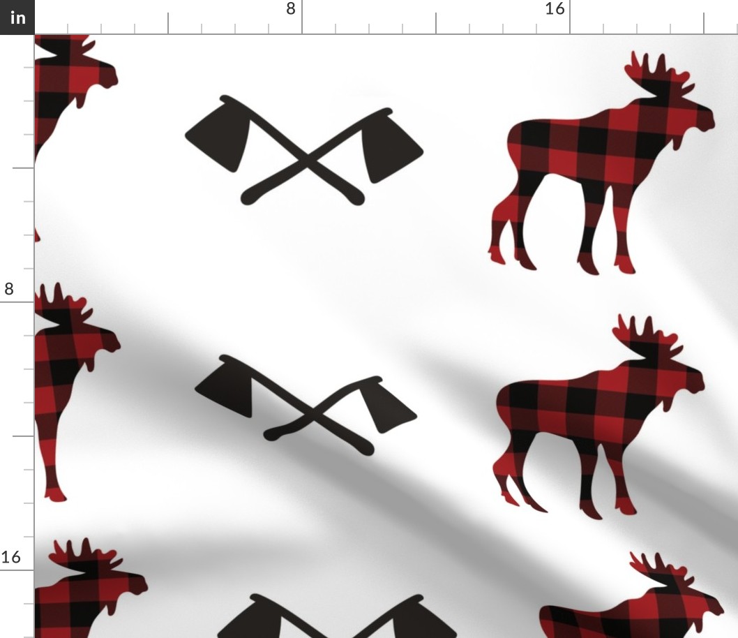 buffalo plaid moose