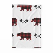 buffalo plaid bear