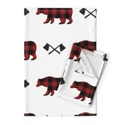 buffalo plaid bear