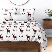 buffalo plaid deer and axes