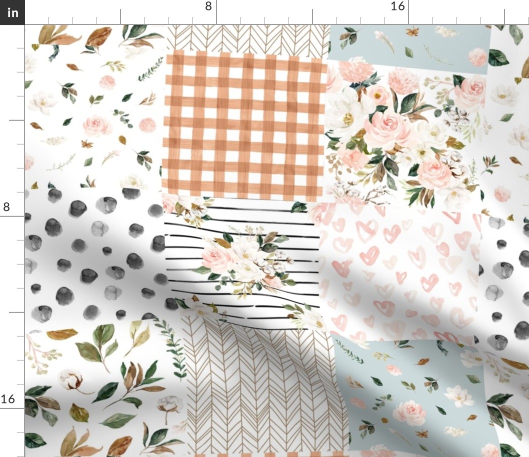 Magnolia Market Cheater Quilt / Wholecloth