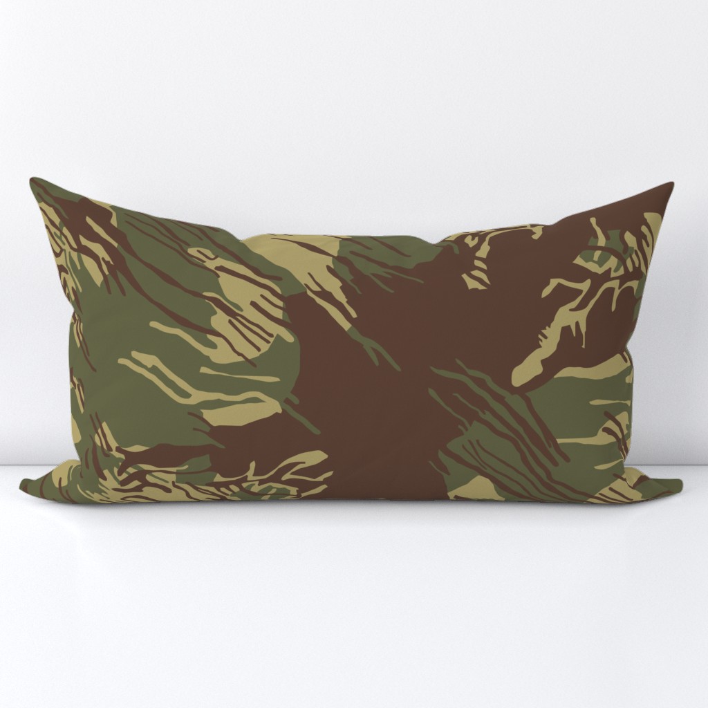 Rhodesian Brushstroke Camouflage Pattern