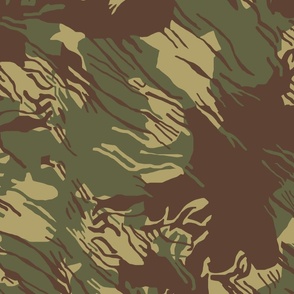 Rhodesian Brushstroke Camouflage Pattern