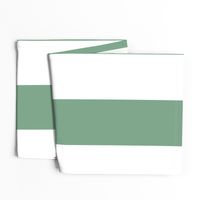 Sage Green and White Vertical Cabana Tent Stripes