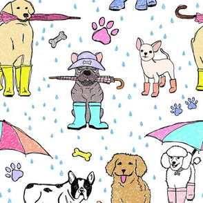 Dotty Downpour Doggie Doodles