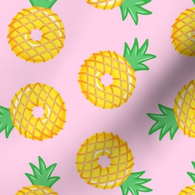 Pineapple donuts - doughnuts - summer - pink  - LAD19