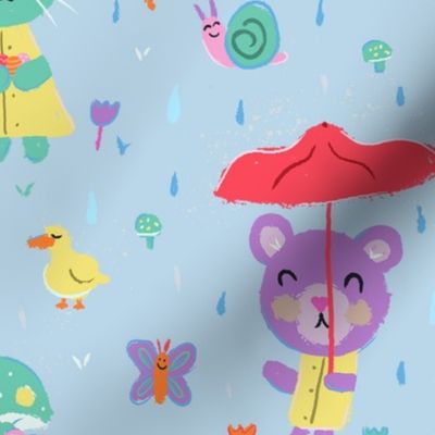 Animals Out In The Rain